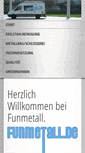 Mobile Screenshot of funmetall.de