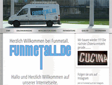Tablet Screenshot of funmetall.de
